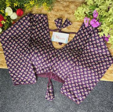 Cotton Printed Blouse Manufacturers in Surat – BlouseLine