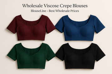 Wholesale Viscose Crepe Blouses at Best Price – BlouseLine