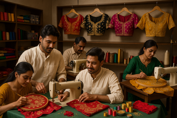 Embroidery Blouse Manufacturer in Mumbai – BlouseLine - BlouseLine