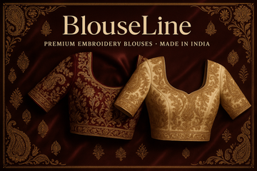 Fancy Embroidery Blouse Manufacturer in India – BlouseLine