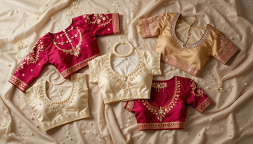 BlouseLine Offers Glossy Embroidery Blouses for Wholesale - BlouseLine