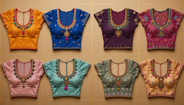 All Types of Cotton Blouse Available – Ahmedabad Supplier - BlouseLine