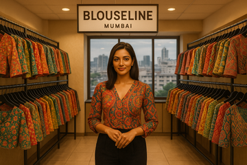 Printed Blouse Supplier in Mumbai – BlouseLine - BlouseLine