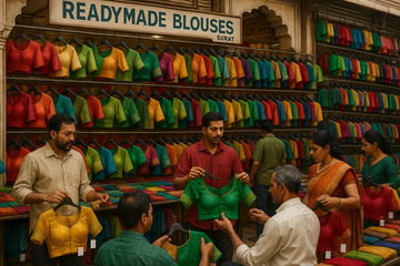 Readymade Blouse Wholesale Market in Surat – BlouseLine