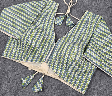 Cotton Printed Blouse - BlouseLine
