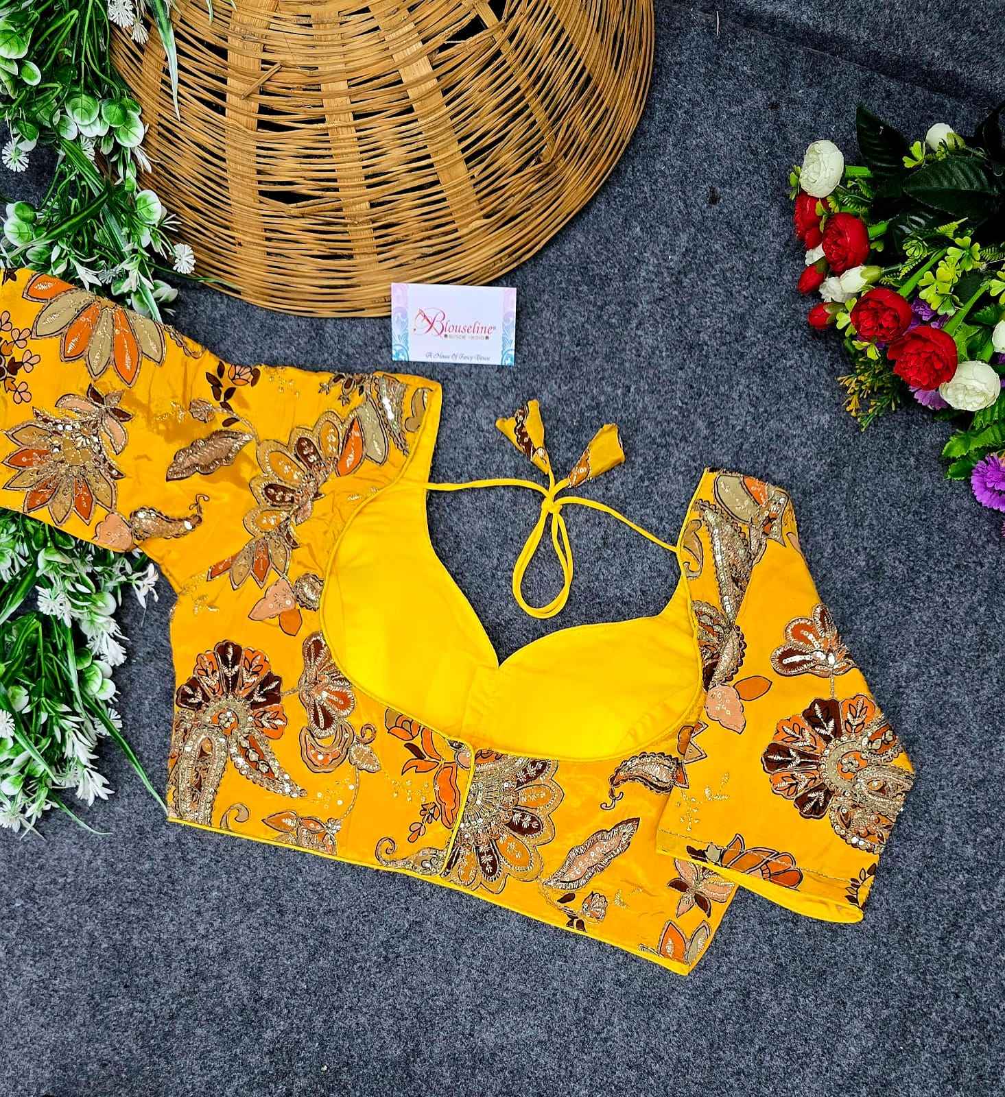 Fancy Crepe Viscose Position Print Blouse Supplier in Surat – BlouseLine