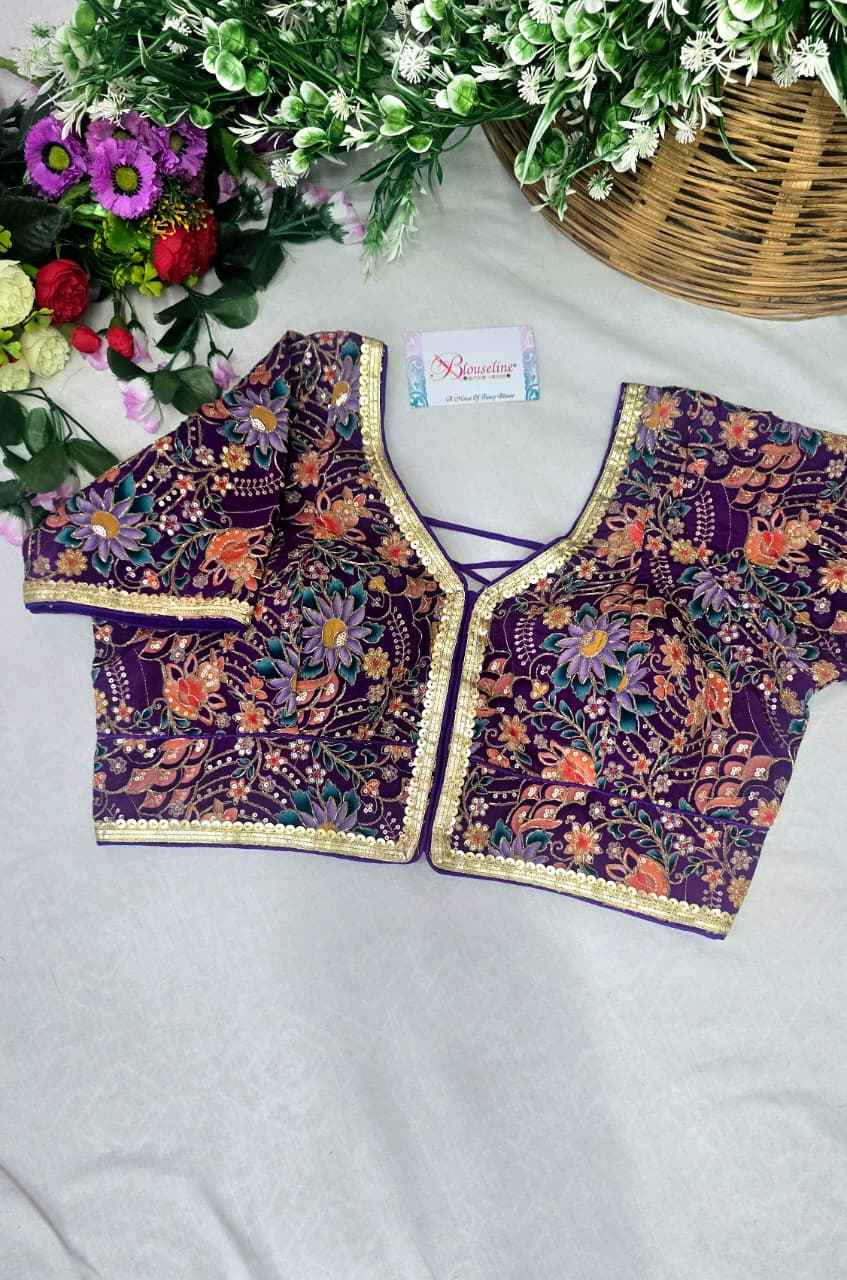 Crepe Viscose Position Print Blouse – Buy Direct Factory from BlouseLine