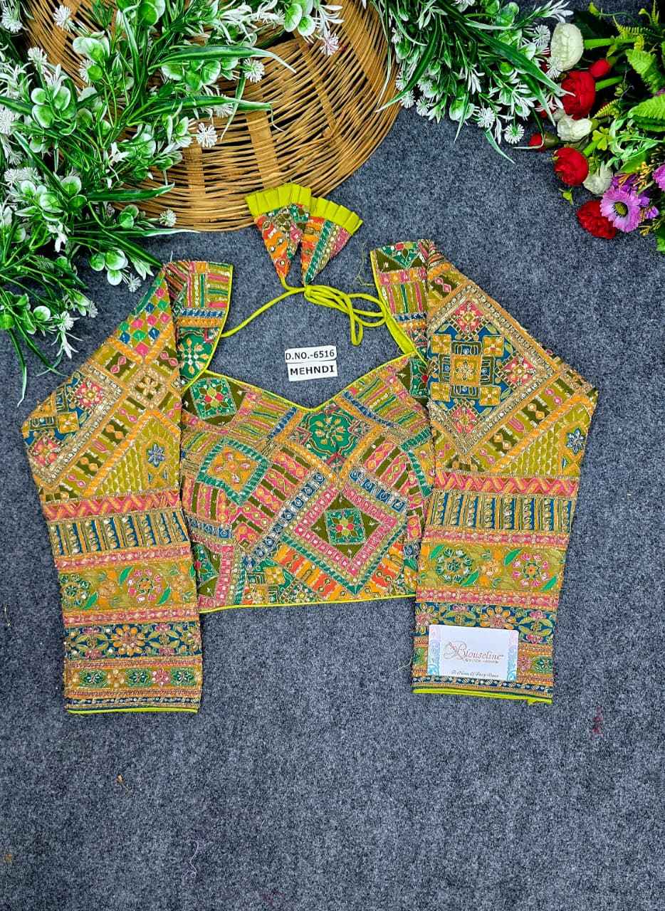 Buy Crepe Viscose Position Print Blouse Online – BlouseLine BL6516