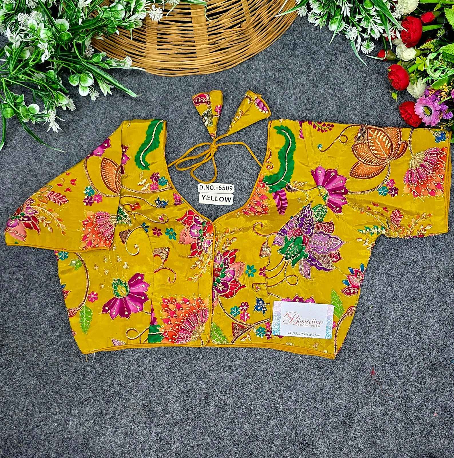 Buy Crepe Viscose Position Print Blouse – BlouseLine BL6509