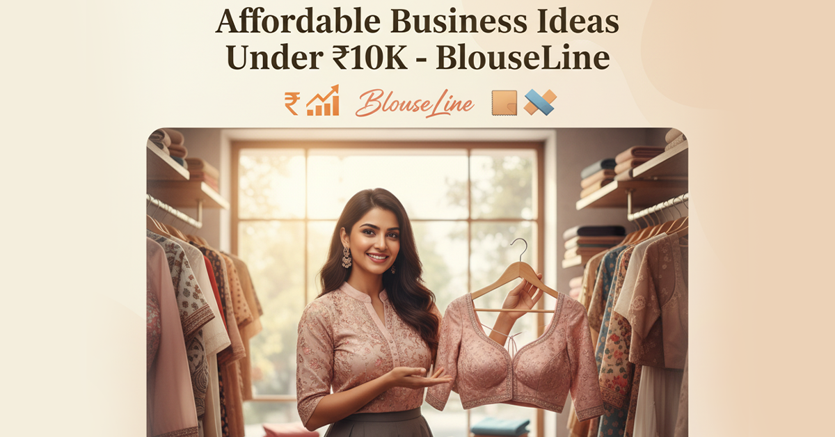 Affordable Business Ideas Under ₹10K – BlouseLine