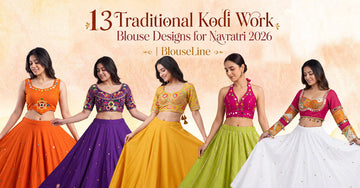 traditional Kodi work blouse designs for Navratri 2026 by BlouseLine