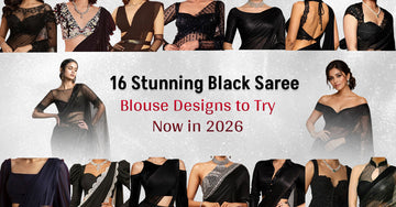 16 Stunning Black Saree Blouse Designs to Try Now in 2026