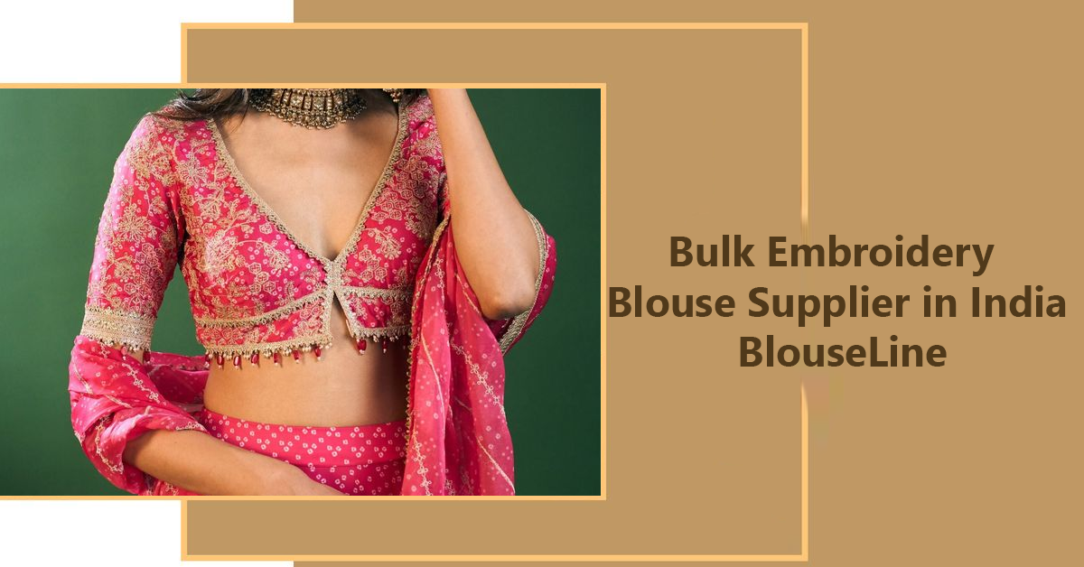 Bulk Embroidery Blouse Supplier in India – BlouseLine