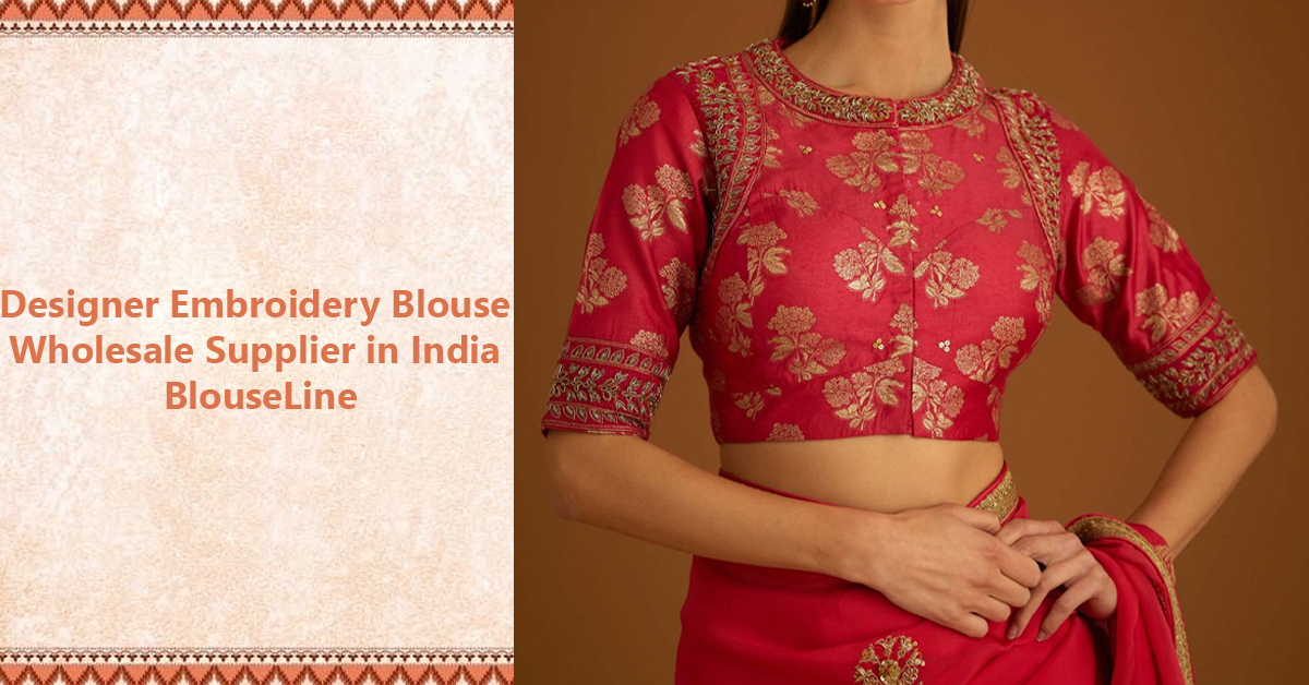 Designer Embroidery Blouse Wholesale Supplier in India – BlouseLine