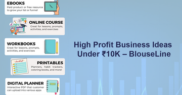 High Profit Business Ideas Under ₹10K – BlouseLine