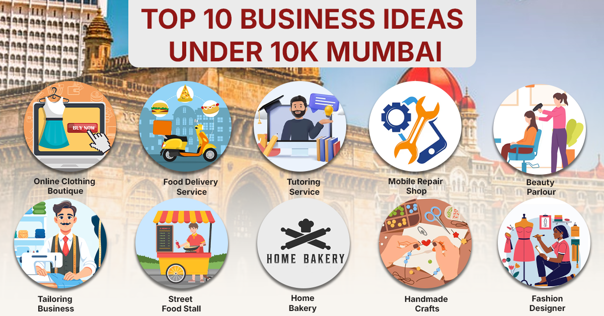 Top 10 Business Ideas Under ₹10K – Mumbai