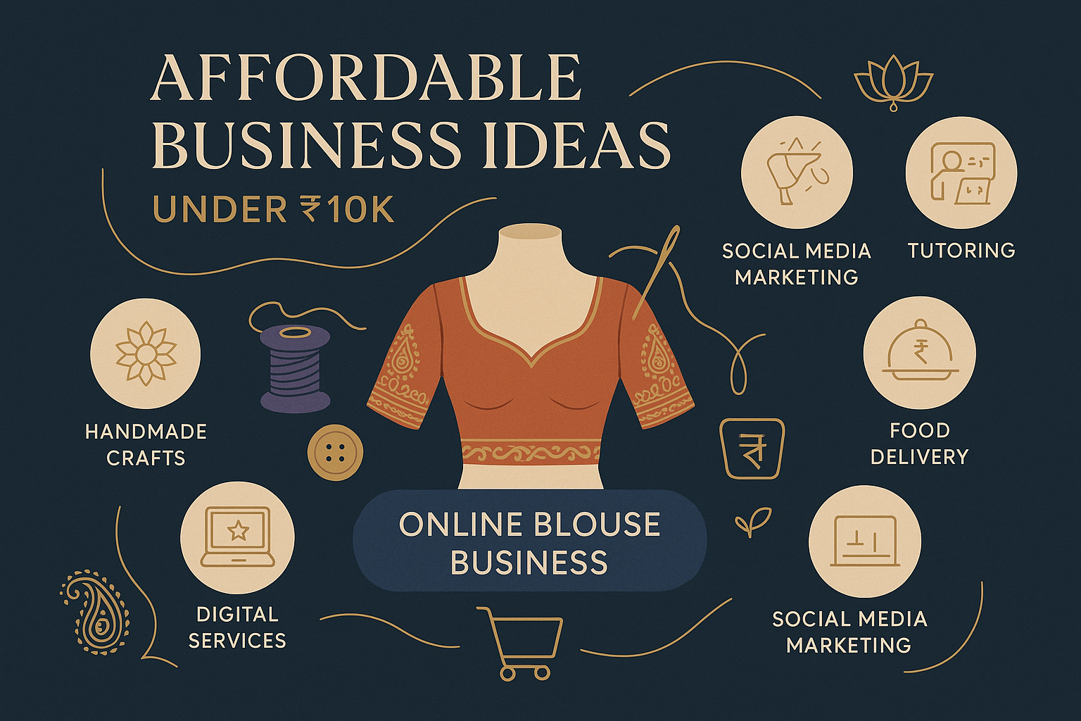 Affordable Business Ideas Under ₹10K – BlouseLine - BlouseLine