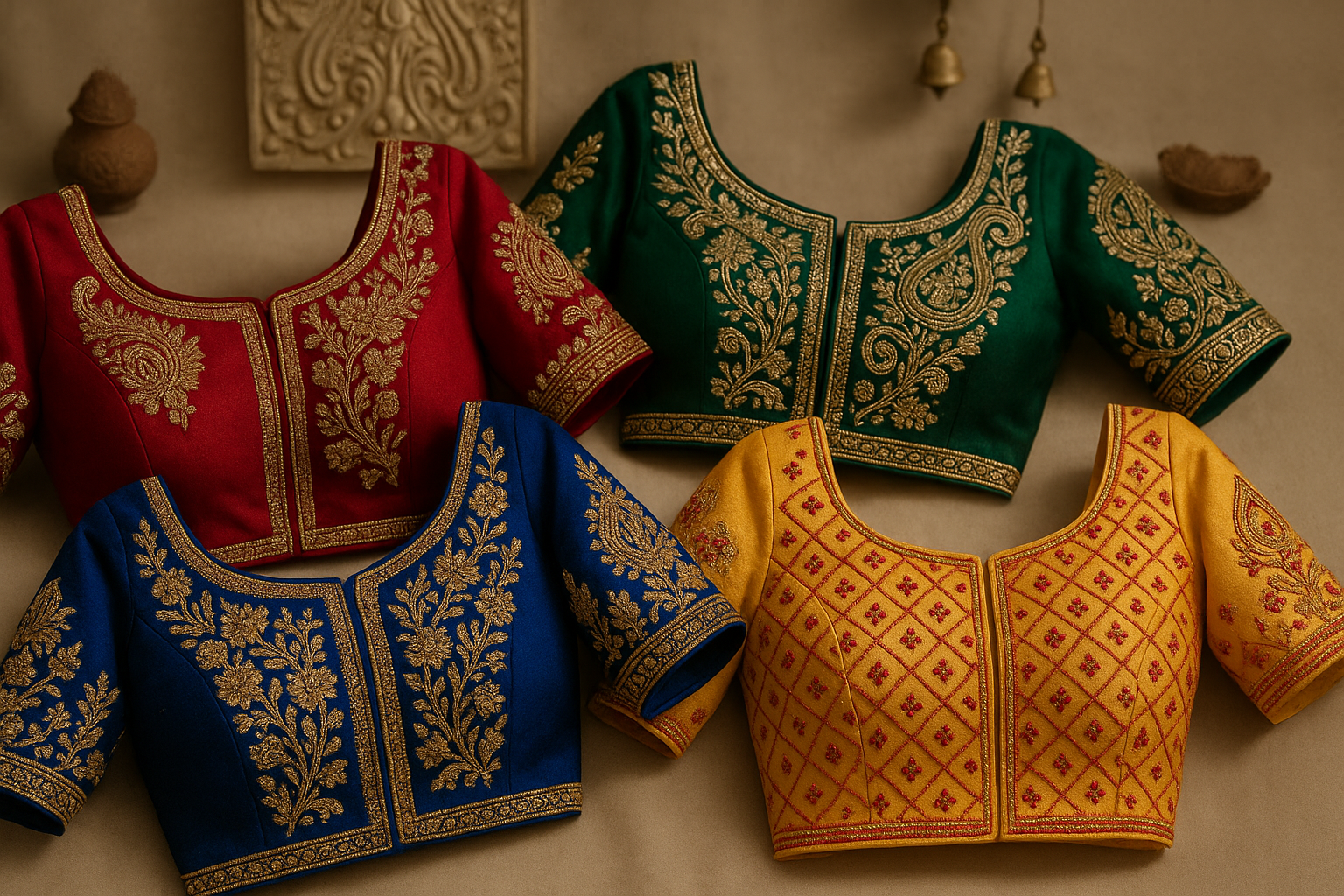 Designer Embroidery Blouse Wholesale Supplier in India – BlouseLine