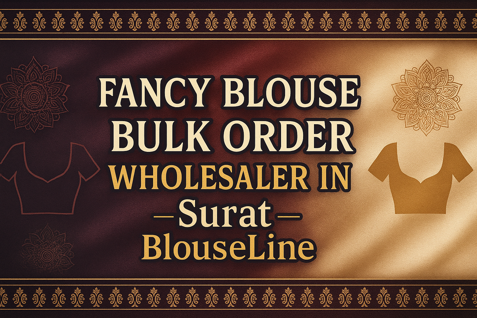 Fancy Blouse Bulk Order Wholesaler in Surat – BlouseLine