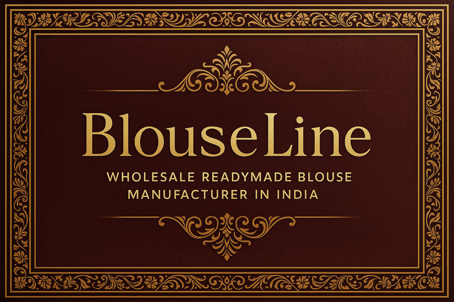 Wholesale Readymade Blouse Manufacturer in India