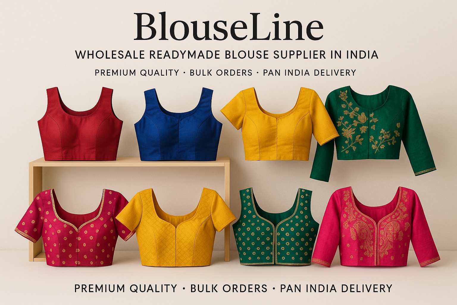 Wholesale Readymade Blouse Supplier in India – BlouseLine