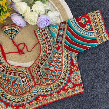 Navratri Sabyasachi Viscose Crepe Blouse - BL 6812