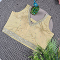Slub Silk Embroidered Blouse - Premium Ethnic Collection | Blouse Line Surat