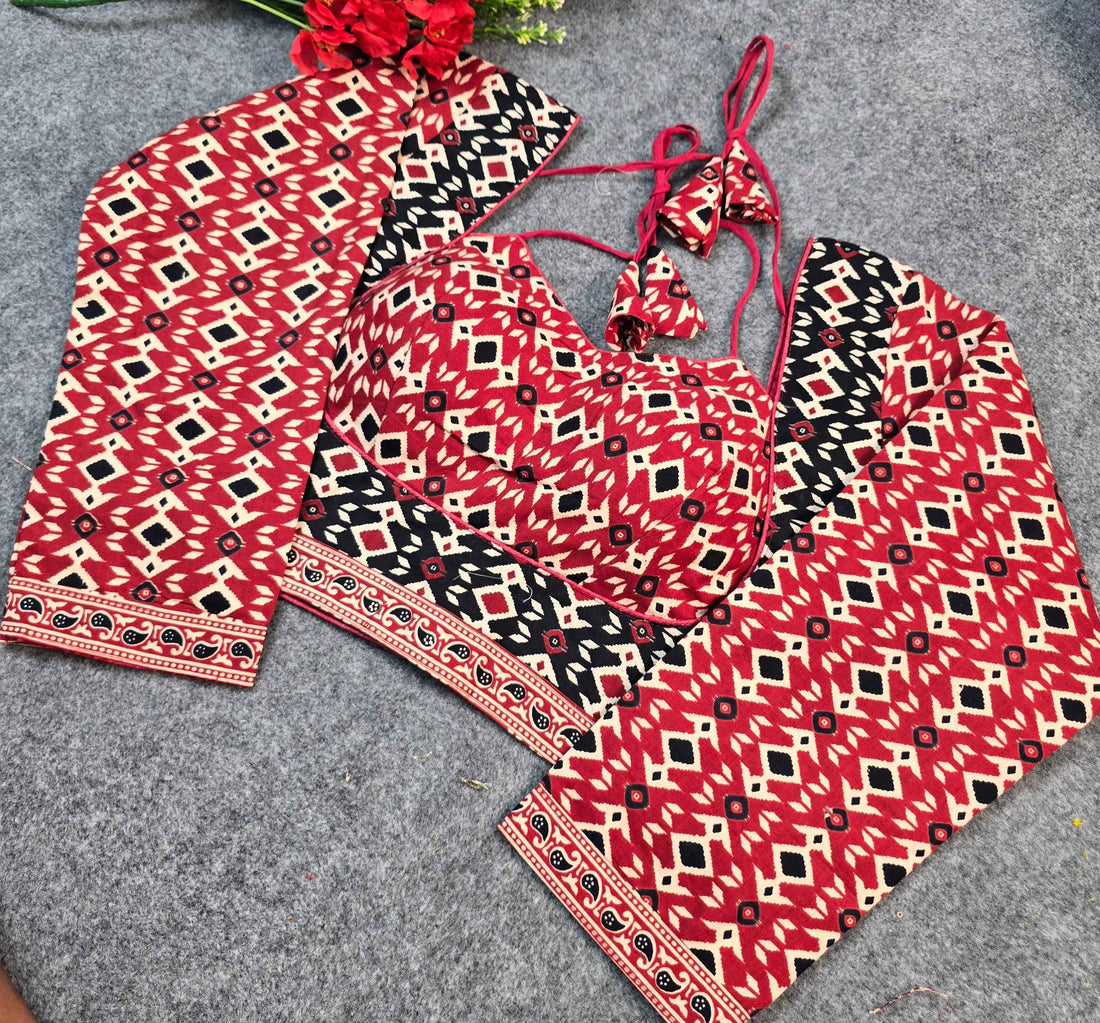 Modern Cotton Printed Blouse for Women | Blouse Line | Wholesale Prices