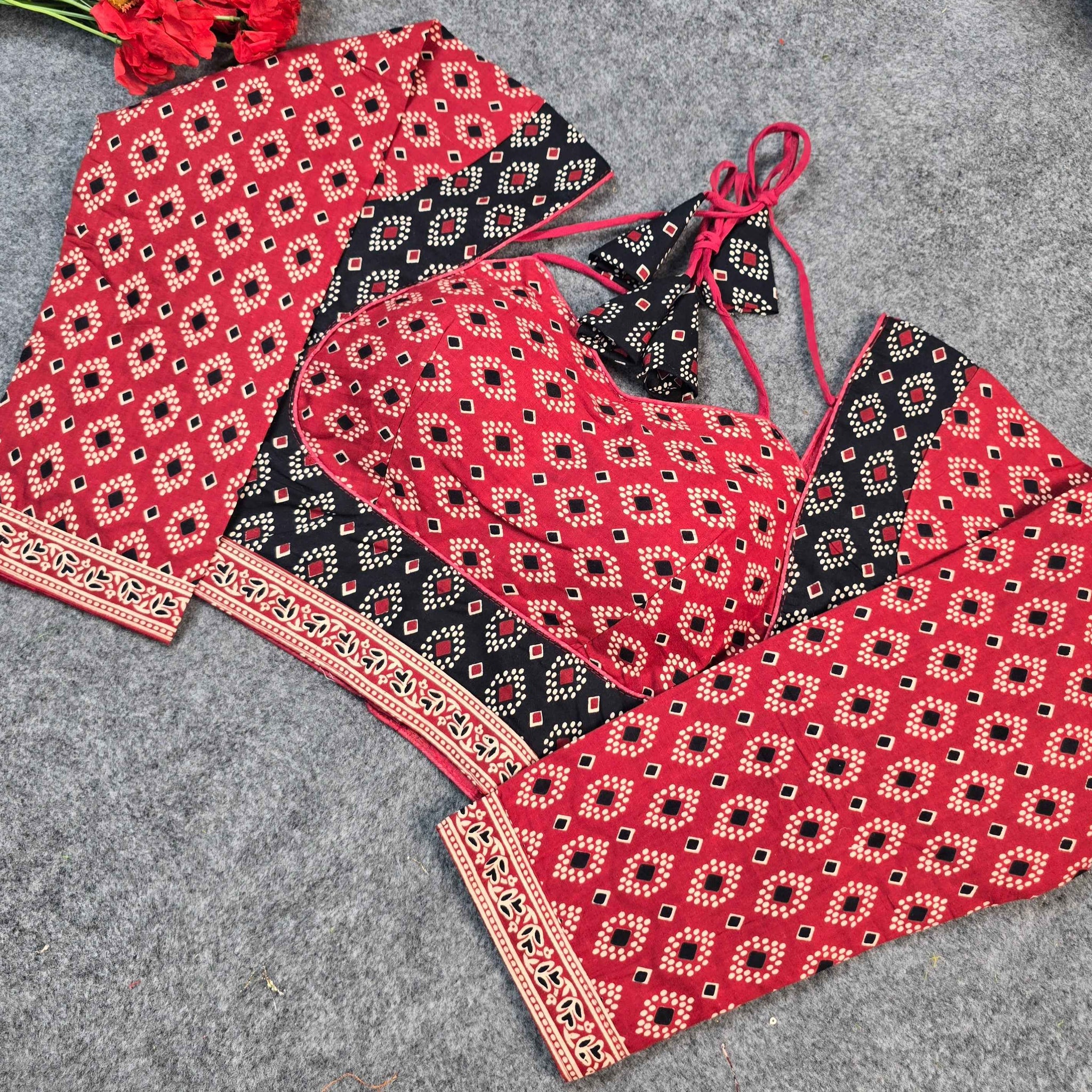 Trendy Cotton Printed Blouse - Comfort Fit | Blouse Line | Low Price