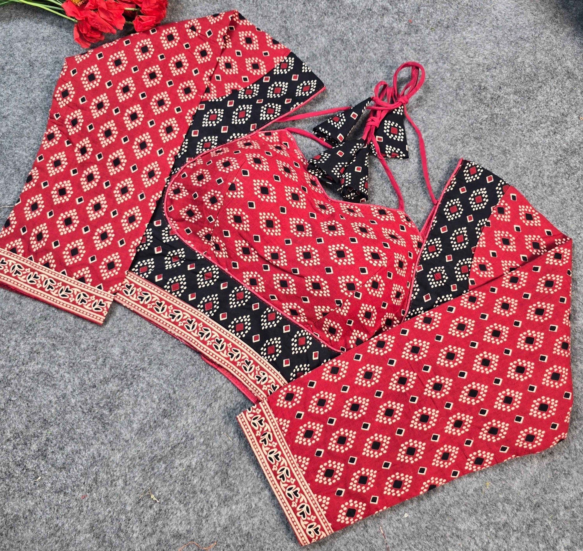 Trendy Cotton Printed Blouse - Comfort Fit | Blouse Line | Low Price