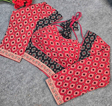 Trendy Cotton Printed Blouse - Comfort Fit | Blouse Line | Low Price