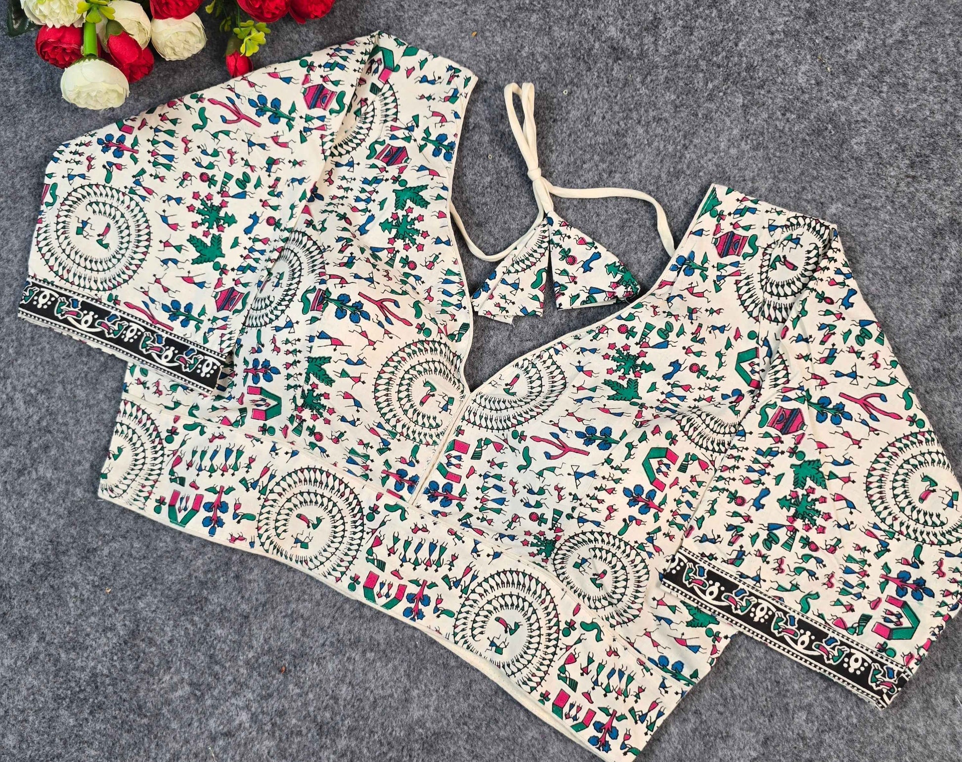 Lightweight Cotton Printed Blouse | Breathable & Stylish | Blouse Line