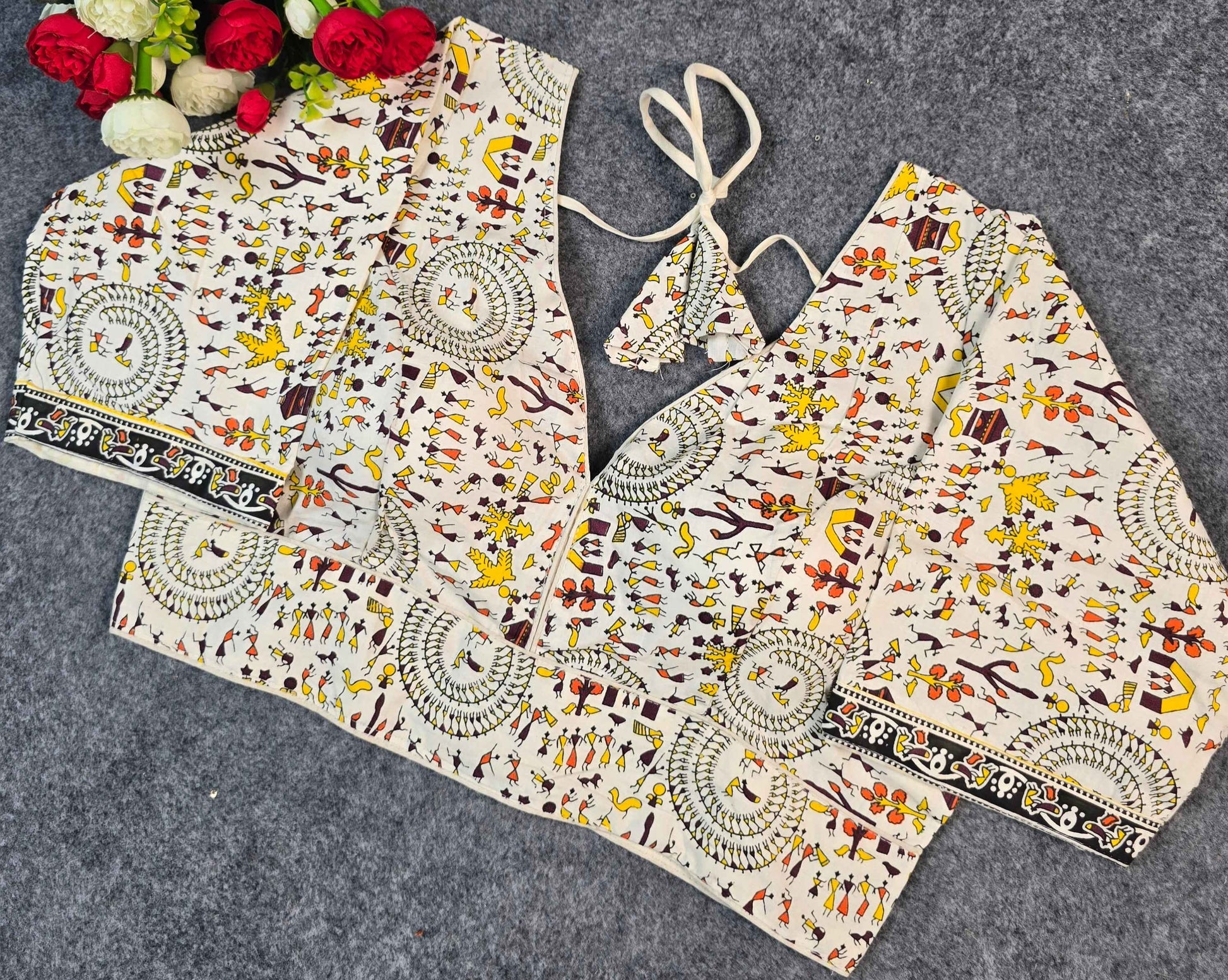 Lightweight Cotton Printed Blouse | Breathable & Stylish | Blouse Line