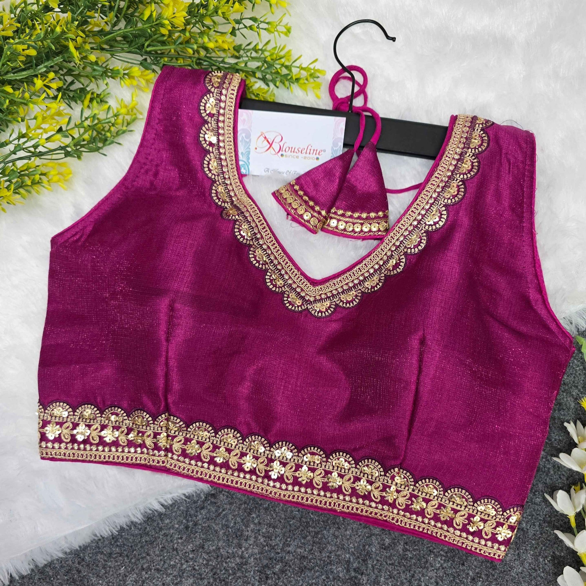 Slub Silk Blouse Manufacturer in Surat – BlouseLine