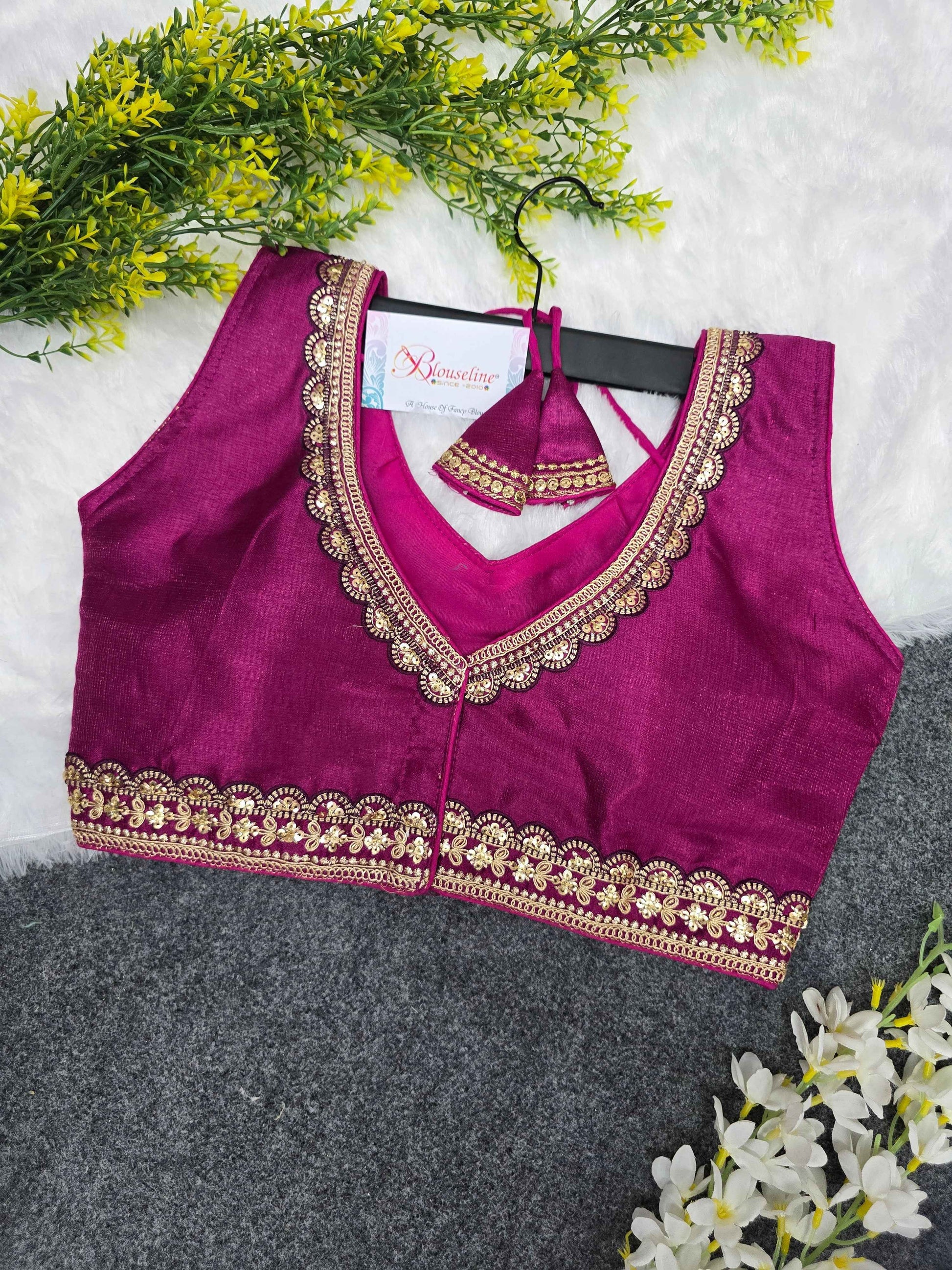 Slub Silk Blouse Manufacturer in Surat – BlouseLine