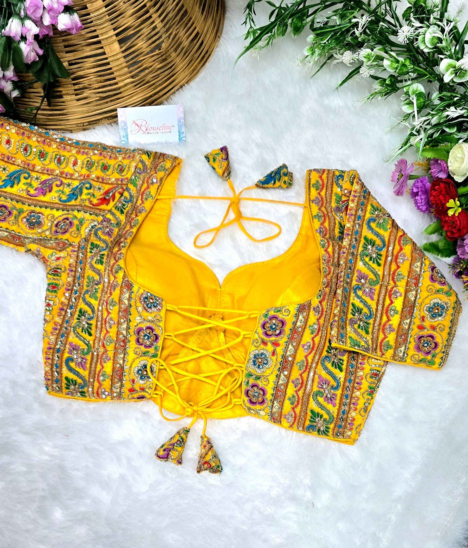Crepe Viscose Position Print Blouse Exports in Surat – BlouseLine