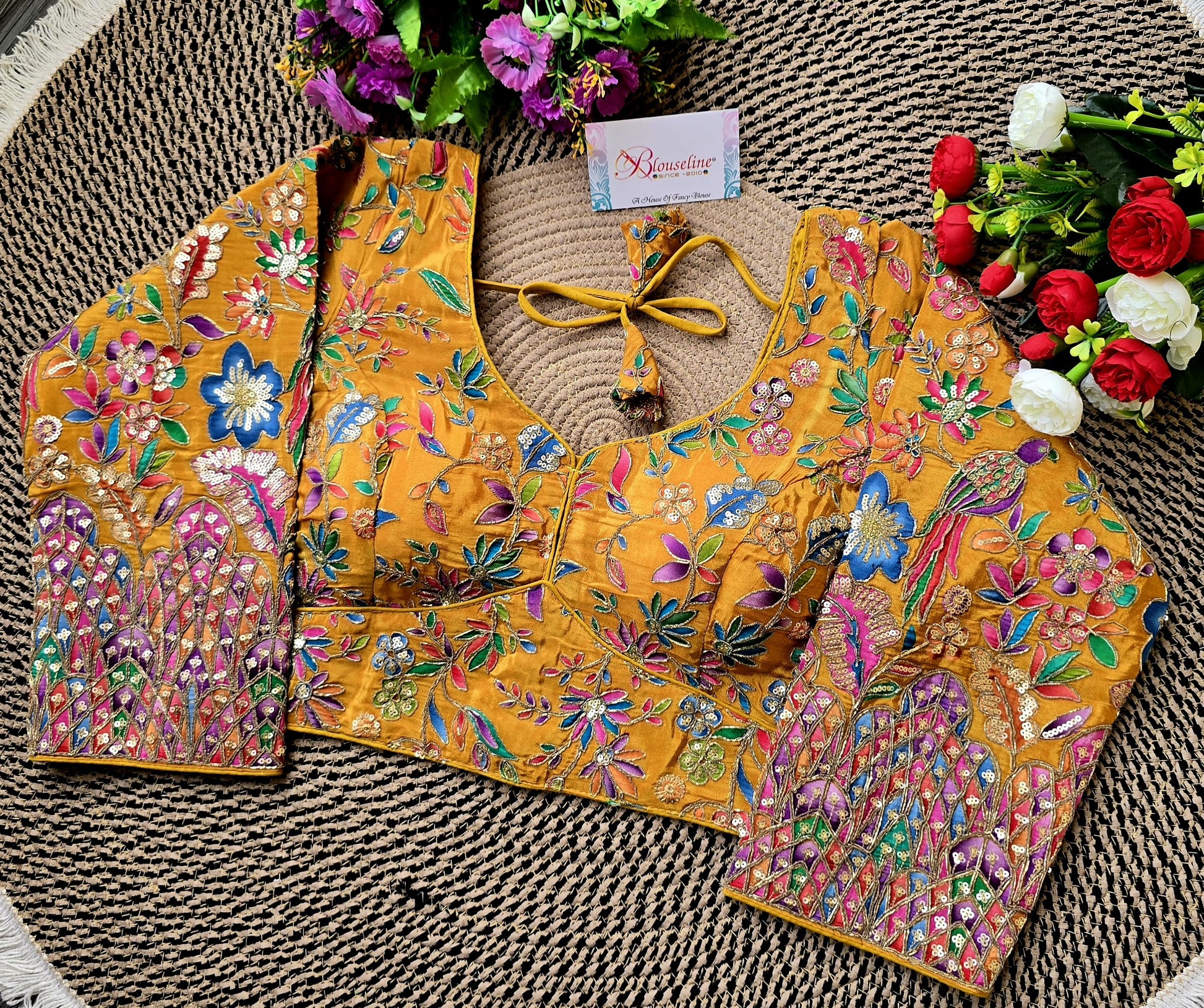 Long Sleeve Viscose Printed Blouse for Modest Fashion | BlouseLine - BlouseLine