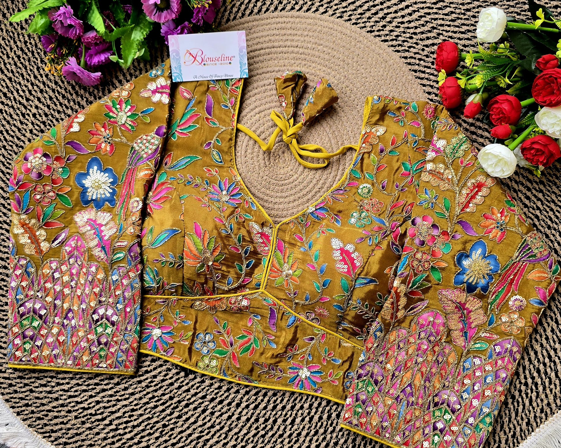 Long Sleeve Viscose Printed Blouse for Modest Fashion | BlouseLine - BlouseLine
