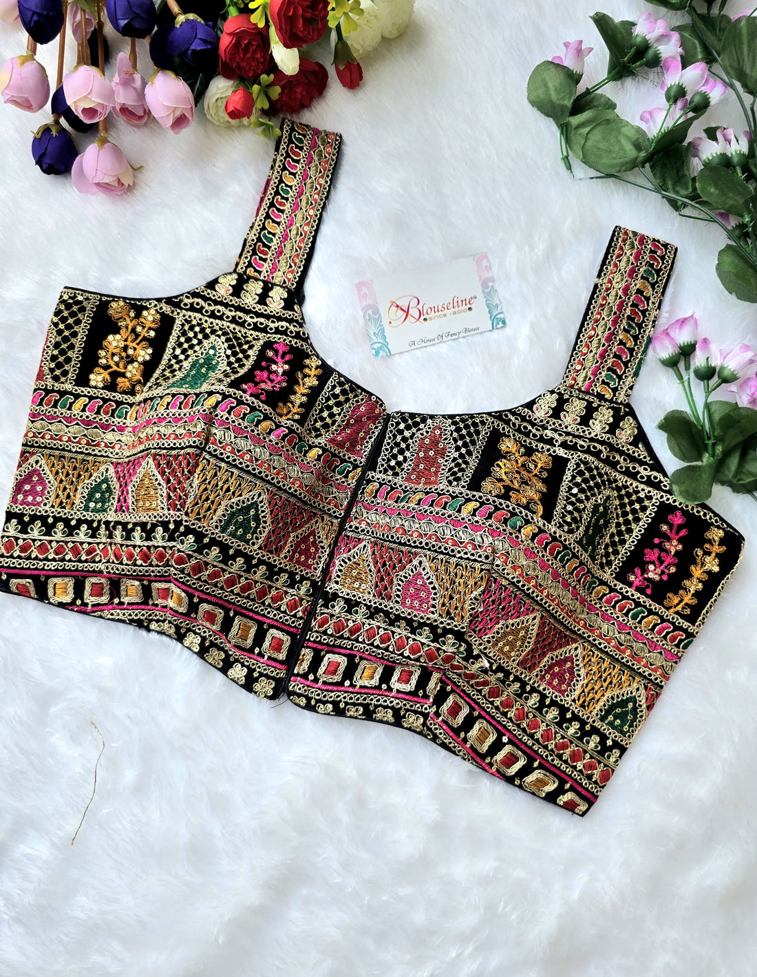 BlouseLine Premium Georgette Embroidered Blouse - Wholesale Manufacturer Price - BlouseLine