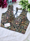 Designer Georgette Embroidered Blouse - Premium Quality | Blouse Line (Surat Manufacturer) - BlouseLine
