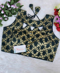 Jacquard Jari Embroidery Blouse Manufacturer in Surat | BlouseLine