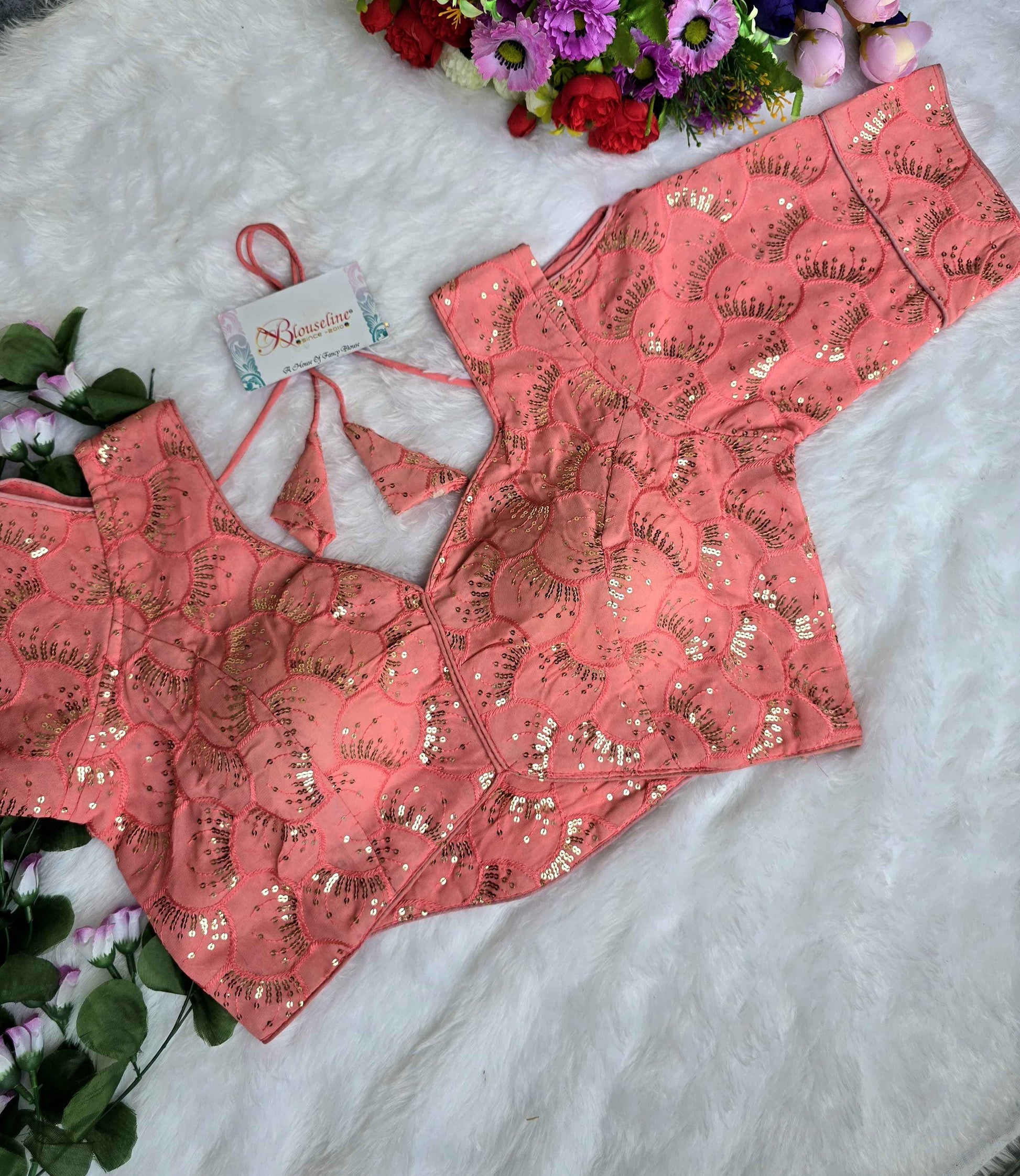 New Collection Embroidery Blouse Manufacturer in Surat | BlouseLine