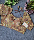 Best Crepe Viscose Position Print Blouse Collection in Gujarat | BlouseLine