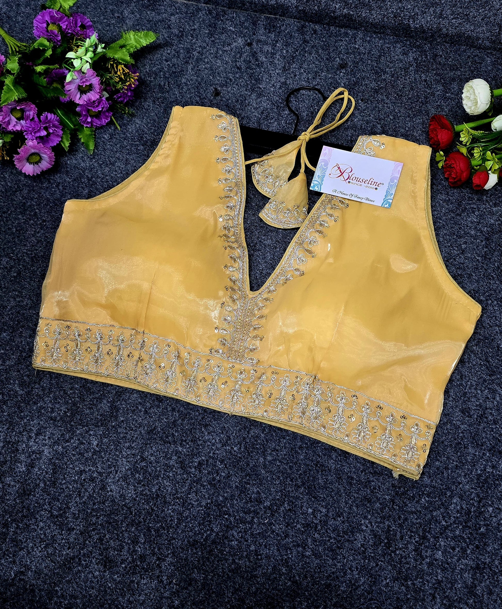 New Collection Silk Embroidery Blouse Manufacturer in Surat | BlouseLine - BlouseLine