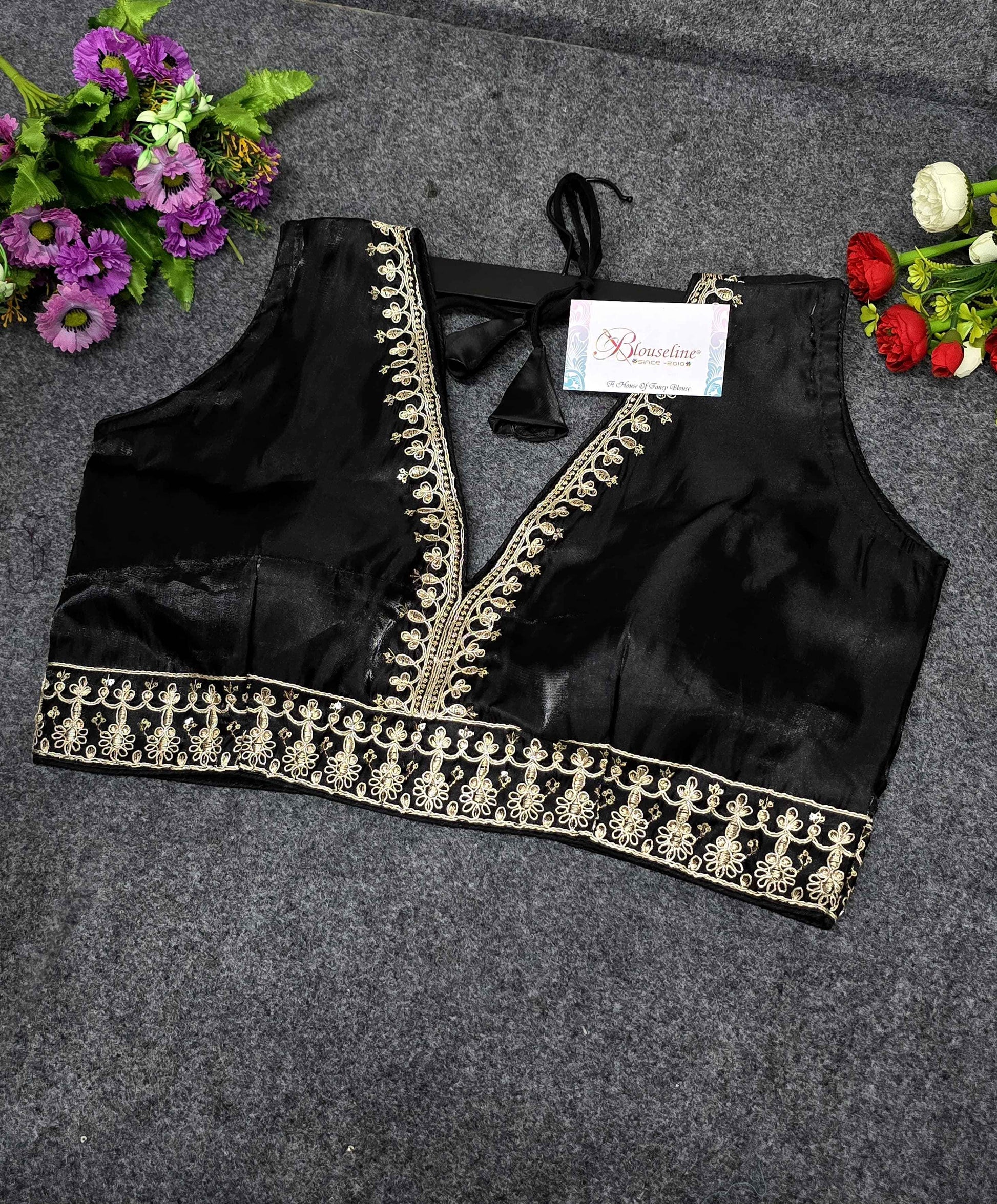 New Collection Silk Embroidery Blouse Manufacturer in Surat | BlouseLine