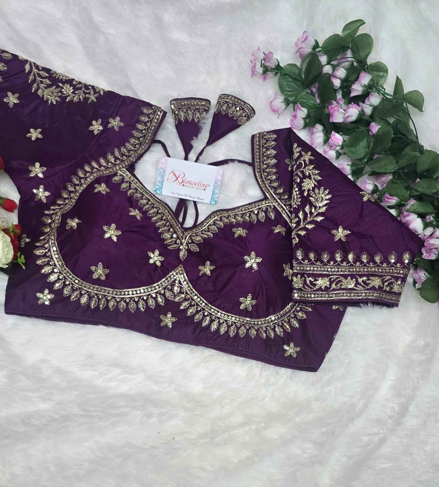 Embroidery Blouse Manufacturer in India – BlouseLine