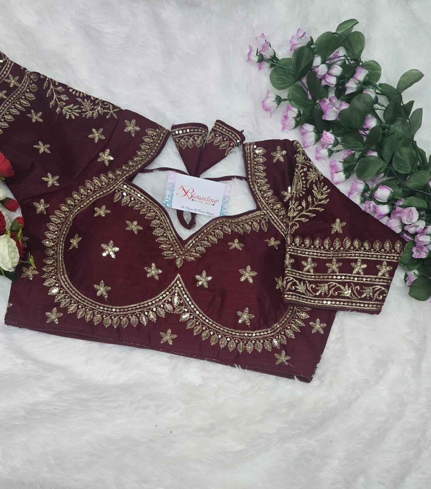 Embroidery Blouse Manufacturer in India – BlouseLine