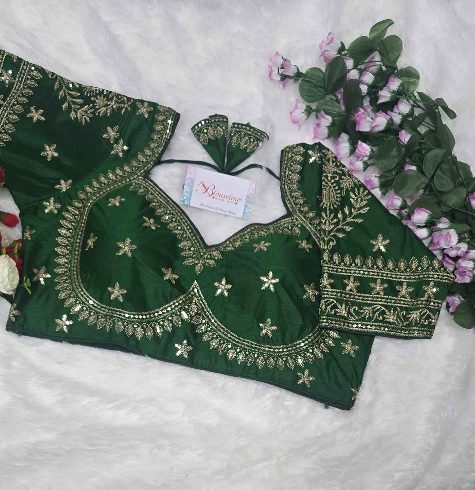 Embroidery Blouse Manufacturer in India – BlouseLine