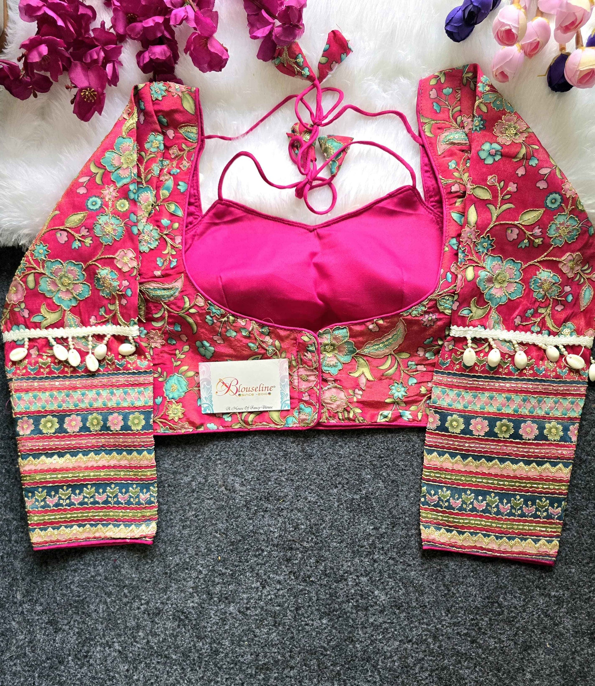 Trendy Collection Crepe Viscose Ponison Blouse Manufacturer in India