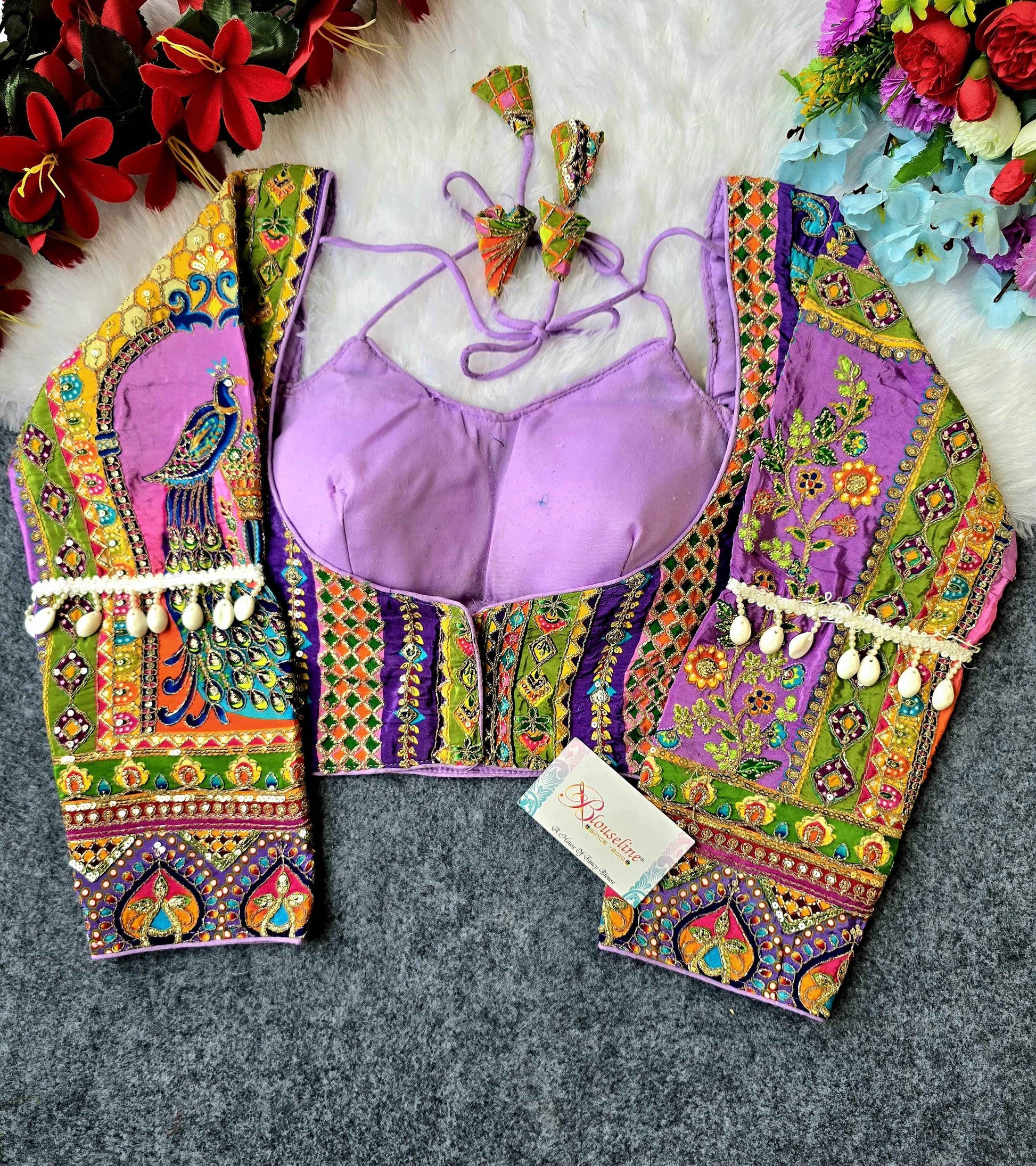 New Navratri Collection Crepe Viscose Position Blouse Manufacturer in Surat